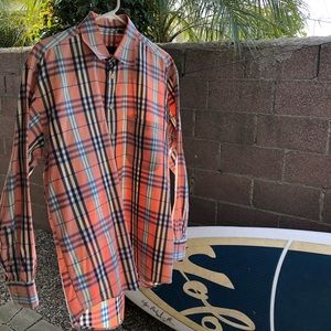 Burberry button down shirt